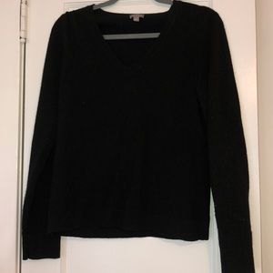 Black cashmere sweater